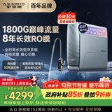 史密斯（A.O.SMITH）佳尼特 蓝鲸1600G 家用净水器厨房专用台下用净水机直饮一体机 8年RO膜 冠军之选CR4200AE1