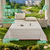 雅赞（YAZAN）纯棉纱布软凉席母婴A类成人床单轻薄透气四季 复古假日220*240CM