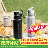 乐扣乐扣（LOCK&LOCK）探索保温保冷运动杯便携运动壶大容量水杯子709ML黑色LHC3251BLK