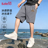 班尼路（Baleno）短裤夏季男潮流运动宽松百搭五分裤冰丝速干休闲裤透气男士沙滩裤