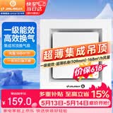 金羚（JINLING）排气扇卫生间集成吊顶排风扇厨房换气扇300*300  BPT10-23-2G