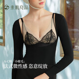 素肌良品【小睫毛花瓣杯】法式性感蕾丝三角杯小胸聚拢超薄文胸无钢圈内衣