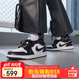 耐克NIKE休闲鞋男女熊猫AJ 1乔丹JORDAN 1运动鞋DC0774-101黑白39