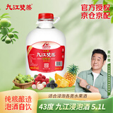 九江双蒸米香型白酒 自饮泡酒米酒43度桶装纯粮食酒5.1L散酒水果青梅泡酒