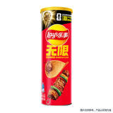 乐事（Lay's）无限薯片 滋香烤肉味 104g 罐装 膨化食品 零食 休闲食品