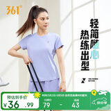 361°短袖女t恤夏季新款运动跑步速干衣宽松瑜伽服母亲节662424126H-3