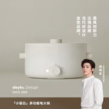 olayks立时 电煮锅电火锅小电锅家用小火锅专用锅炖煮煎炒一体多功能锅多用途电热锅 3L