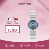 Calvin KleinCK精英款钢带石英中性腕表情侣手表25200415【520礼物】