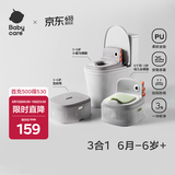 babycare儿童马桶宝宝马桶坐便器小马桶小恐龙多功能坐便器 温特绿