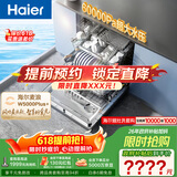 海尔（Haier）【麦浪套系】洗碗机嵌入式W5000Plus+升级双面洗163升20套大容量60000Pa10天净存EYBW20566GHU1