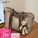 viney牛皮包包女包大容量托特包轻奢斜挎单肩老婆生日520送女朋友礼物