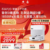 石头（roborock）【保价618】扫地机器人扫拖一体 P20 自动上下水版 自动集尘洗拖布烘干补水擦地拖地 A1690RR
