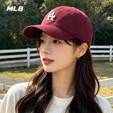 MLB帽子男女棒球帽鸭舌帽骐骥红软顶遮阳3ACP6601N-07RDS
