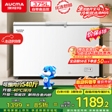 澳柯玛（AUCMA）375升单温大冷柜家用卧式冰柜雪糕柜 冷藏柜冷冻柜顶开门冰箱一级能效 BC/BD-375HNE【价保618】