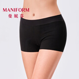 曼妮芬（Maniform）曼妮芬安全裤无痕中腰蕾丝平角内裤女底裤打底防走光短裤