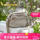莱夫斜挎包女时尚小花挂饰枕头包轻便百搭休闲单肩包生日礼物