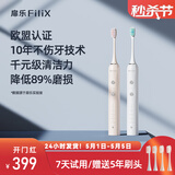 扉乐FiliX-电动牙刷成人牙刷Major软毛声波震动旗舰新品男女情侣款 PRO旗舰粉15档（呵护*4+万毛*2）