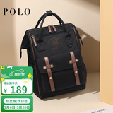 POLO双肩包女士大容量书包iPad电脑包学生旅行通勤背包520礼物送女友