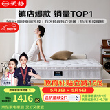 爱舒畅眠 天然乳胶床垫1.8x2米 静音独立弹簧床垫 椰棕席梦思 1.5x2米 畅眠二型 | 双面可用24cm | 泰国乳胶+0胶椰棕 1500*2000