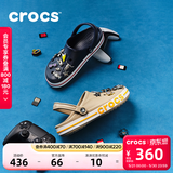 卡骆驰（CROCS）贝雅卡骆班洞洞鞋轻便耐磨一脚蹬休闲鞋女鞋时尚沙滩鞋|205089 深蓝/辣椒红-4CC 41 /42(260mm)