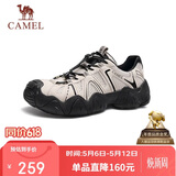 骆驼（CAMEL）云山1代户外春夏徒步登山休闲丑萌鞋情侣 G15M076104 米白/黑 42