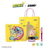 LAMY【开学礼物】凌美钢笔礼盒 蛋仔派对联名气球墨水笔小学三年级专用送男孩女孩正姿 蛋小粉 0.5mm