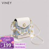viney牛皮包包女包洋气手机包品牌斜挎单肩包老婆生日520送女朋友礼物