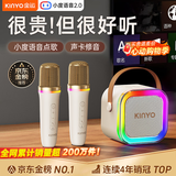 金运（KINYO）k歌麦克风音响一体机无线话筒唱歌神器家庭KTV套装卡拉OK连电视带声卡户外蓝牙音箱2026款520礼物