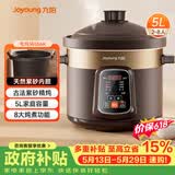 九阳（Joyoung）电炖锅 电砂锅 电炖盅 炖汤盅煲汤锅多功能锅 紫砂锅 燕窝炖盅 煮粥神器 熬粥锅 5L容量05AK