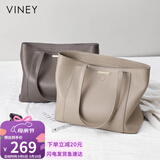 viney牛皮包包女包大容量托特包轻奢品牌单肩生日母亲节礼物实用送妈妈