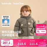 巴拉巴拉童装儿童羽绒服男女童外套冬装2025新款婴儿衣服保暖加厚泡芙羽绒