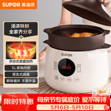 苏泊尔（SUPOR）电炖锅电炖盅 电砂锅煲汤锅 炖汤锅 燕窝炖锅 紫陶锅电汤锅煮粥神器 电煮锅家用DG50YC851多功能锅