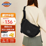 Dickies单肩包男女斜挎包尼龙休闲风上课通勤旅行大容量饺子包可调节小号
