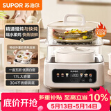 苏泊尔（SUPOR）电炖锅 煲汤锅隔水炖锅0涂层家用多功能锅炖蒸煮一体17L电炖盅炖汤锅电蒸锅 DZ20FC871