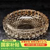 青苹果礼盒装玻璃烟缸大气奢华烟缸  土豪金色