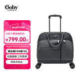 果比（goby）拉杆包小型轻便登机箱可提可拉两用行李箱 P235太空灰 18英寸