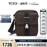 途明（TUMI）ALPHA BRAVO系列男士商务简约时尚斜挎包牛皮革单肩包棕色