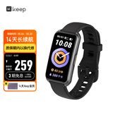 Keep智能运动手环 健身血氧监测手环 运动状态评估B4黑 男女表