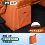 RosyClouds适用问界M6M7M8M9冰箱防踢垫垃圾桶车内装饰用品配件汽车改装街区 M7/M8【垃圾袋】冰箱防踢板-赤茶橘