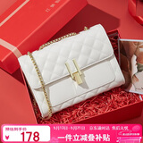 红蜻蜓（RED DRAGONFLY）2026新款包包女包斜挎单肩包牛皮链条包送妈妈520礼物礼盒