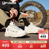 斐乐（FILA）FUSION 斐乐潮牌篮球鞋女鞋低帮篮球文化鞋复古休闲鞋老爹鞋 燕麦色-T12W941206AOM 37.5