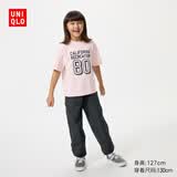 优衣库童装男童女童工装束脚裤儿童裤子宽松防蚊483502 484717 483502/09黑色 110