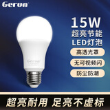 格润莱特（GERUN）led灯泡超亮节能灯E27螺口灯头30W40W50W70W80W100W柱形工程球泡 15W 白光 E27
