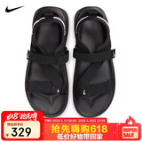 耐克NIKE运动拖鞋男子沙滩鞋VISTA运动鞋DJ6605-001黑白42.5