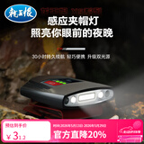 龙王恨钓鱼头灯X5系列夜钓强光头灯夹帽灯钓鱼感应头戴式帽檐灯 x5夹帽感应灯