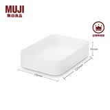 MUJI 聚丙烯化妆盒  桌面收纳盒 梳妆台收纳 1/4 150*220*45mm
