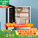 康宝（Canbo）消毒柜迷你 高温二星级 家用 小型 台式 碗筷婴儿奶瓶烘干收纳餐具 消毒碗柜【政府补贴】XDR60-BW