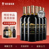 威龙沙漠绿洲玛瑟兰精选干红葡萄酒750ml*6支整箱礼品红酒京东自营
