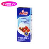 安佳淡奶油200ml 动物性稀奶油裱花稀蛋糕家用烘焙蛋挞小包装动物奶油 200mL*1盒