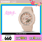 卡西欧（CASIO）手表女G-SHOCK学生运动电子日韩表送女友礼物GMA-S2100-4A